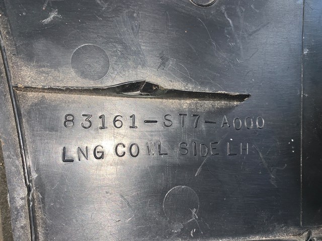 1996 Acura Integra LH Driver Kick Panel OEM 83161-ST7-A000