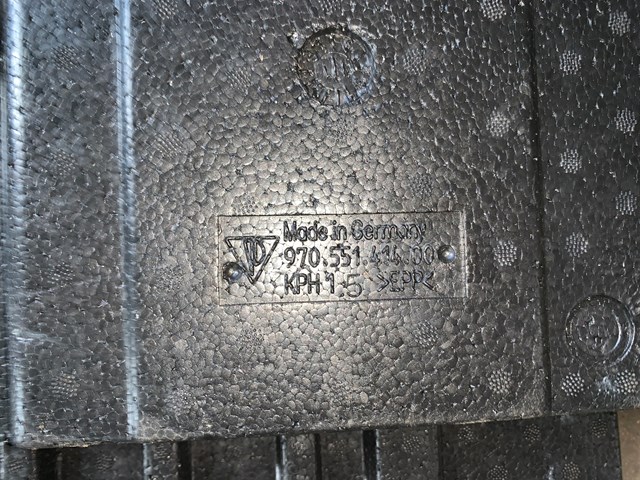 2010-2016 Porsche Panamera Spare Tire Tool Kit Foam OEM 97055141400