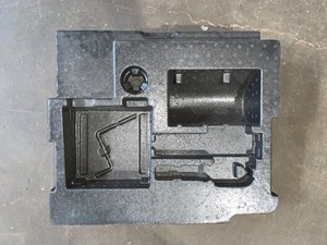 2010-2016 Porsche Panamera Spare Tire Tool Kit Foam OEM 97055141400