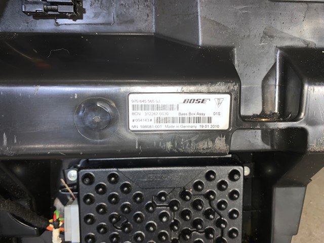 2010-2016 Porsche Panamera Rear Subwoofer Speaker OEM 97064556503