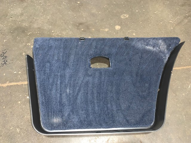 2012 Porsche Panamera Rear RH Passenger Trunk Carpet Cover BLUE OEM 97055105600