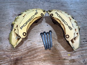 2012 Porsche Panamera Front RH LH Brembo Brake Caliper PAIR OEM