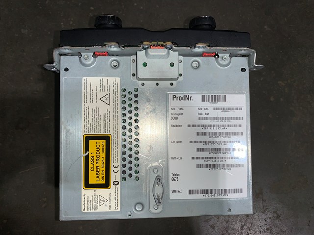 2012 Porsche Panamera Display Screen Navigation Radio OEM 97064297302