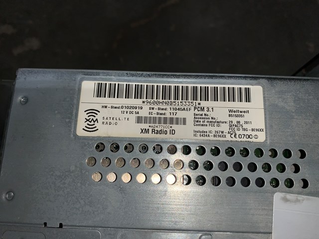 2012 Porsche Panamera Display Screen Navigation Radio OEM 97064297302