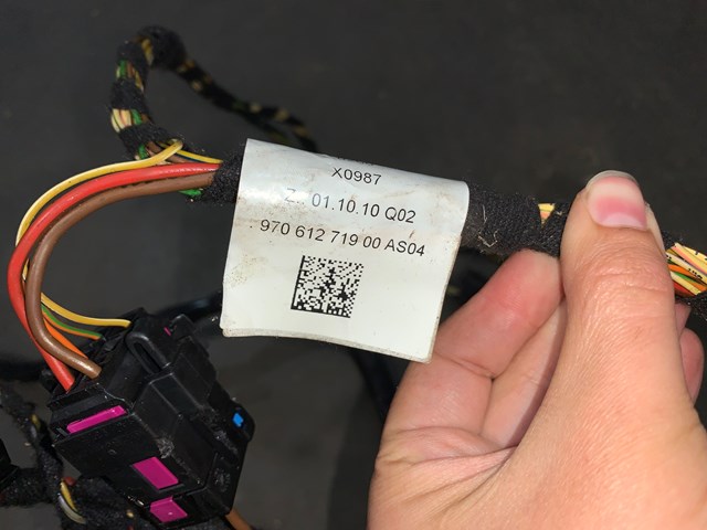 2012 Porsche Panamera Tailgate Trunk Hatch Wiring Harness OEM 97061271900  