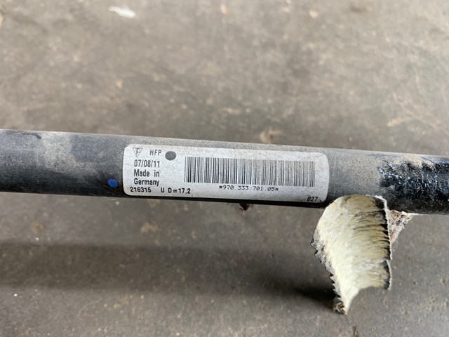 2012 Porsche Panamera Rear Stabilizer Sway Bar W/ Links OEM