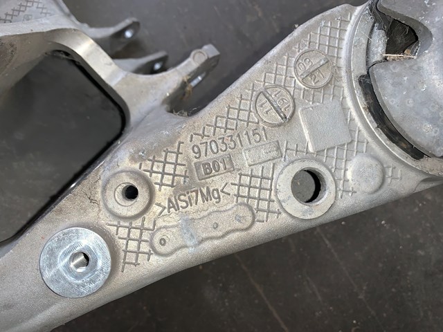 2012 Porsche Panamera Rear Cradle Subframe Crossmember OEM