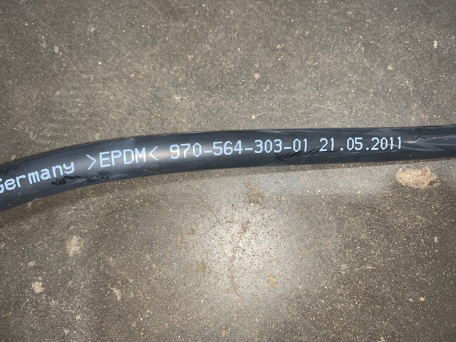 2012 Porsche Panamera Sunroof Moonroof Water Drain Hose (PAIR) OEM 97056430301