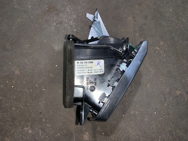 2012 Porsche Panamera Rear RH Passenger Center Console Air Vent OEM 970553172