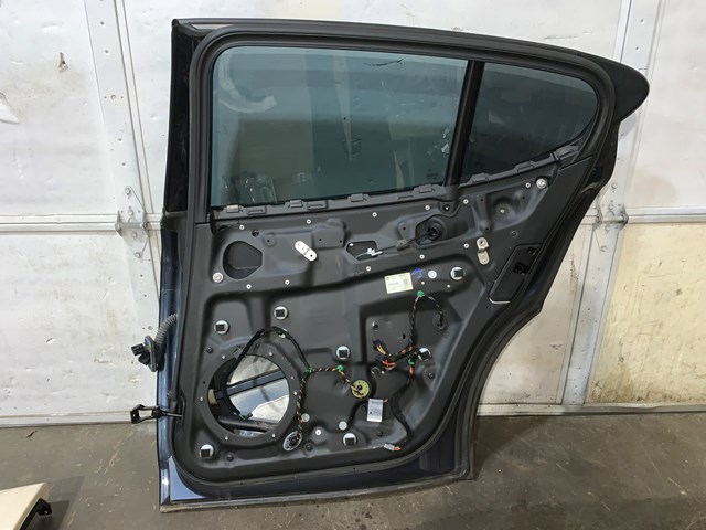 2012 Porsche Panamera Rear RH Passenger Door Shell Assembly OEM Blue