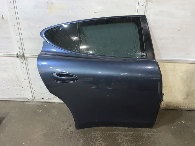 2012 Porsche Panamera Rear RH Passenger Door Shell Assembly OEM Blue