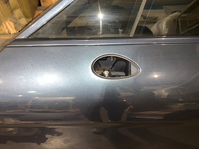 2012 Porsche Panamera Front LH Driver Door Shell Assembly OEM Blue