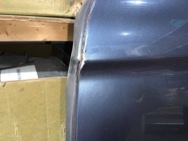 2012 Porsche Panamera Front LH Driver Door Shell Assembly OEM Blue