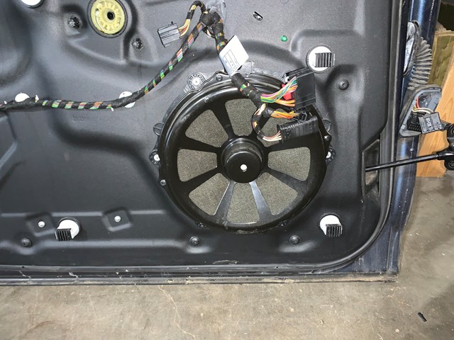 2012 Porsche Panamera Front LH Driver Door Shell Assembly OEM Blue