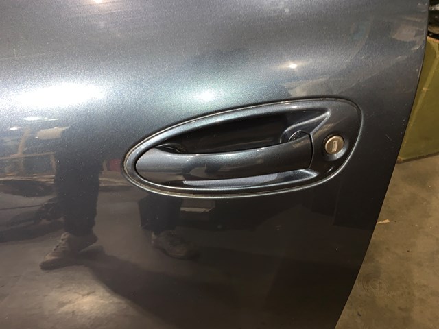 2012 Porsche Panamera Front LH Driver Door Shell Assembly OEM Blue