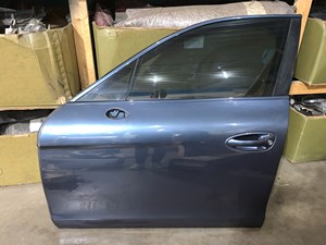 2012 Porsche Panamera Front LH Driver Door Shell Assembly OEM Blue