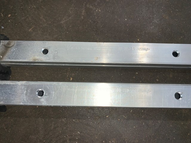 2012 Porsche Panamera Front LH RH Lower Dash Bracket Set OEM 97055229100