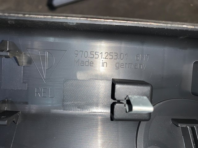 2012 Porsche Panamera Trunk Sill Scuff Plate OEM 97055125301