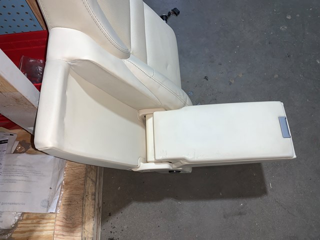 2012 Porsche Panamera Rear LH Driver Upper Seat Cushion Cream OEM