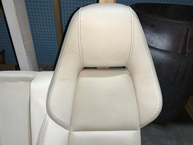 2012 Porsche Panamera Rear LH Driver Upper Seat Cushion Cream OEM