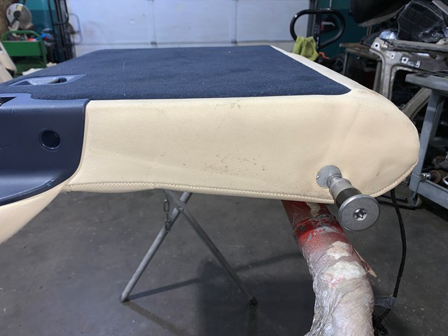 2012 Porsche Panamera Rear LH Driver Upper Seat Cushion Cream OEM