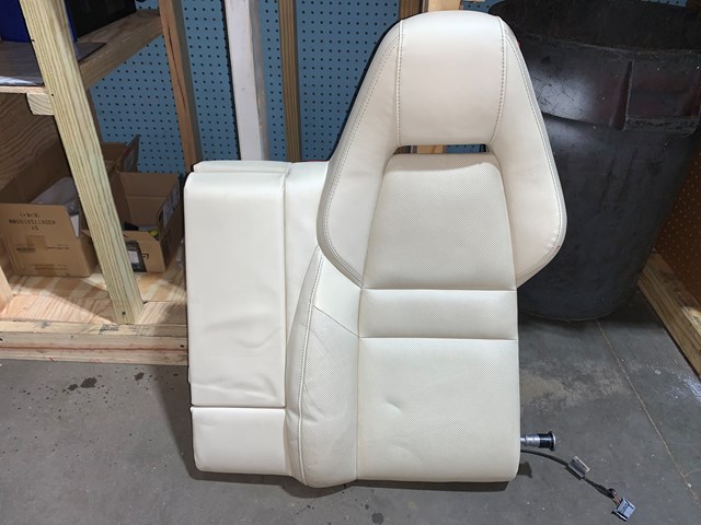 2012 Porsche Panamera Rear LH Driver Upper Seat Cushion Cream OEM