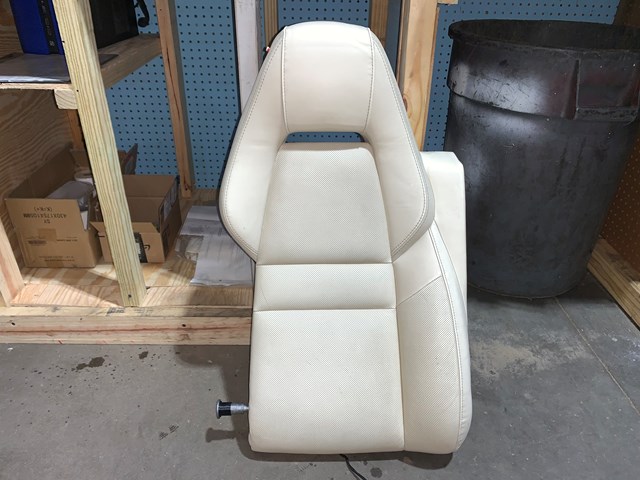 2012 Porsche Panamera Rear RH Passenger Upper Seat Cushion Cream OEM