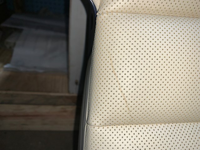 2012 Porsche Panamera Rear RH Passenger Upper Seat Cushion Cream OEM