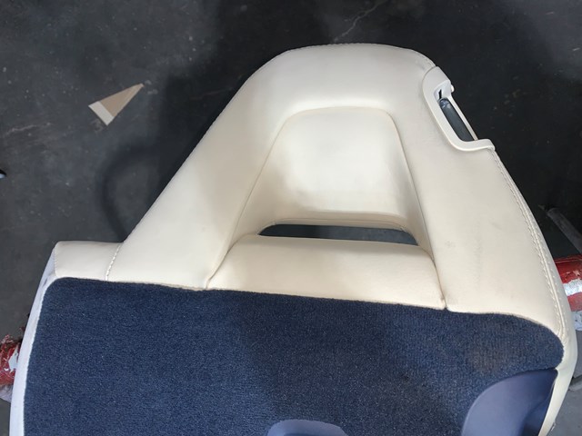 2012 Porsche Panamera Rear RH Passenger Upper Seat Cushion Cream OEM