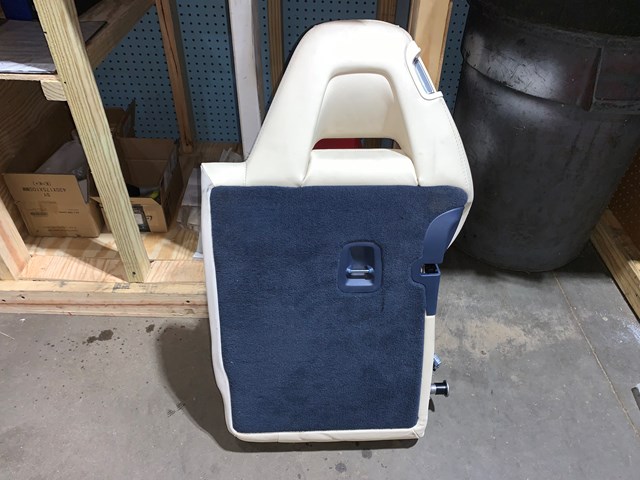 2012 Porsche Panamera Rear RH Passenger Upper Seat Cushion Cream OEM