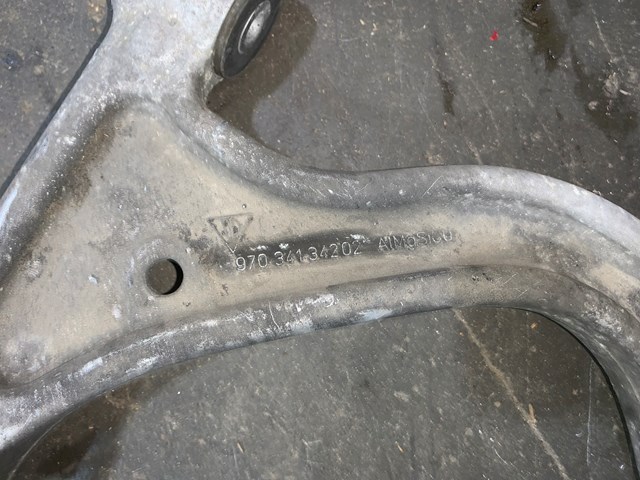 2012 Porsche Panamera Front RH Passenger Lower Control Arm OEM 97034134202