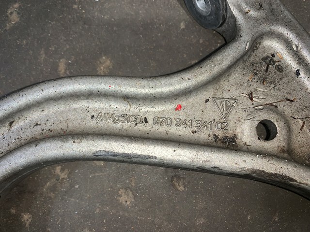 2012 Porsche Panamera Front LH Driver Lower Control Arm OEM 97034134102