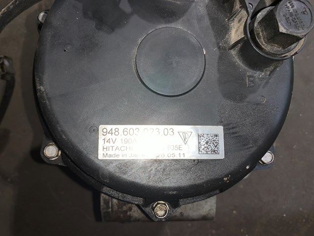 2012 Porsche Panamera 4.8L Alternator Generator OEM 94860302303