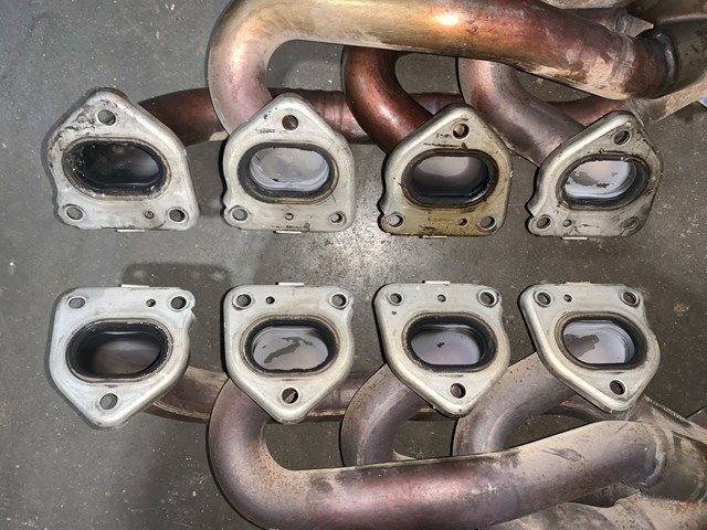 2012 Porsche Panamera 4.8L LH RH Exhaust Manifold Set OEM