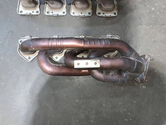 2012 Porsche Panamera 4.8L LH RH Exhaust Manifold Set OEM