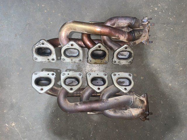 2012 Porsche Panamera 4.8L LH RH Exhaust Manifold Set OEM