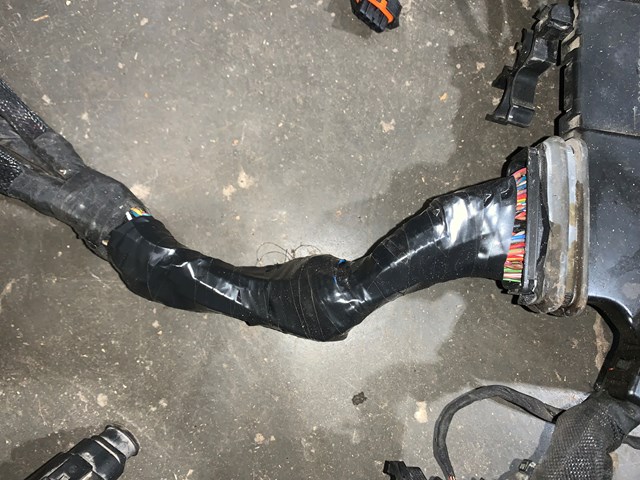 2012 Porsche Panamera 4.8L Complete Engine Wire Harness OEM