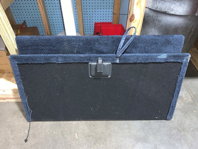 2012 Porsche Panamera Trunk Cargo Cover Carpet Blue OEM