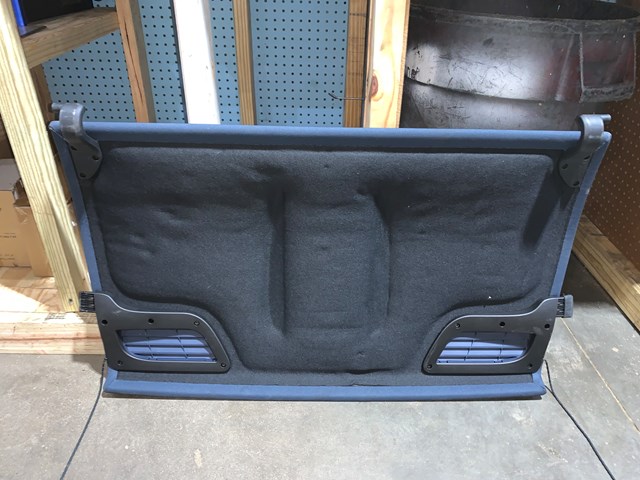 2012 Porsche Panamera Cargo Privacy Cover Shelf Blue OEM