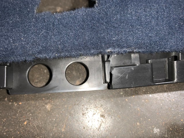 2012 Porsche Panamera Rear Under Seat Interior Carpet Blue OEM