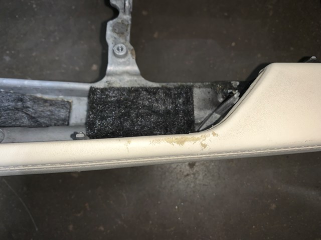 2012 Porsche Panamera Front Leather Center Console Cream OEM