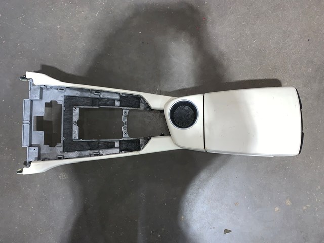2012 Porsche Panamera Front Leather Center Console Cream OEM