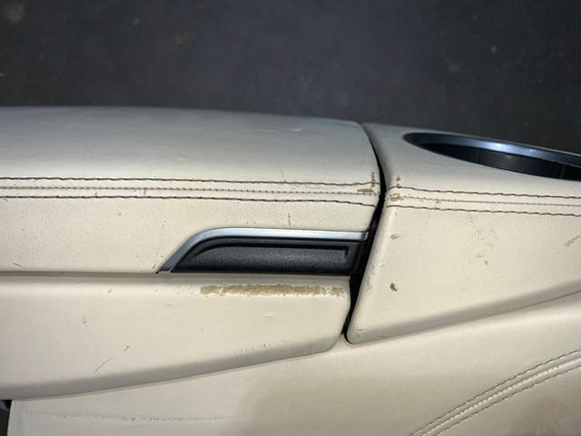 2012 Porsche Panamera Front Leather Center Console Cream OEM