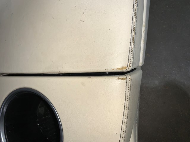 2012 Porsche Panamera Front Leather Center Console Cream OEM