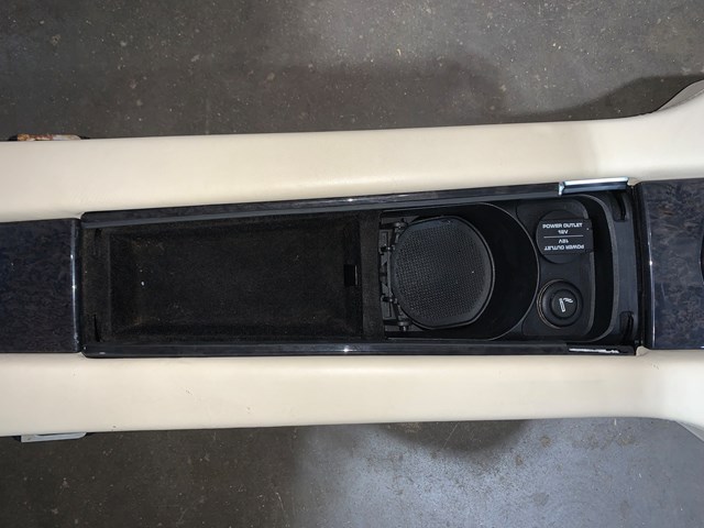 2012 Porsche Panamera Rear Middle Center Console Cream OEM