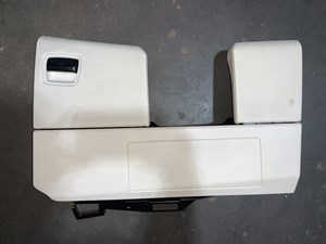 2012 Porsche Panamera Lower LH Driver Dash Knee Trim Cream OEM