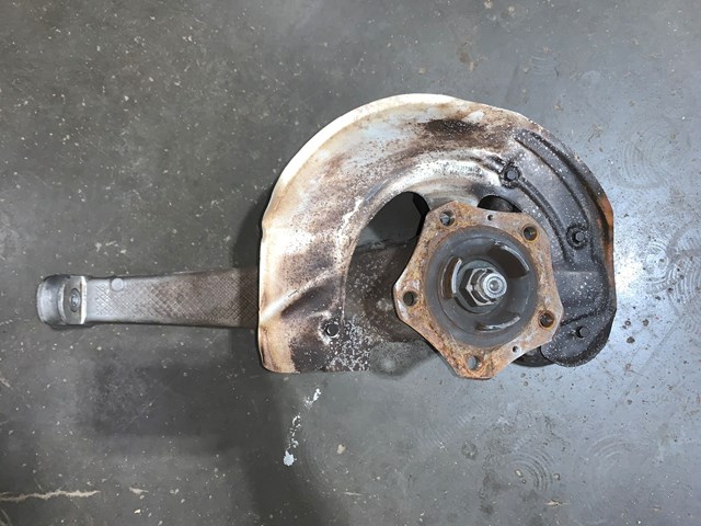 2012 Porsche Panamera Front LH Driver Spindle Knuckle Hub OEM 97034115704