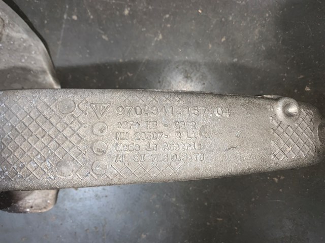 2012 Porsche Panamera Front LH Driver Spindle Knuckle Hub OEM 97034115704