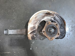 2012 Porsche Panamera Front LH Driver Spindle Knuckle Hub OEM 97034115704