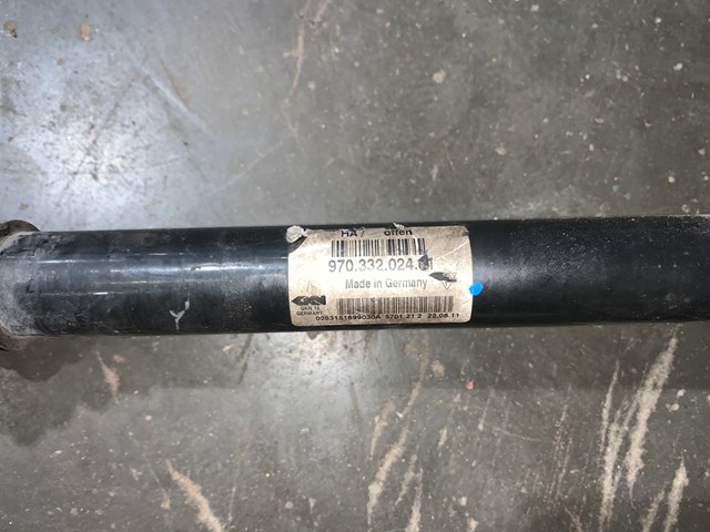 2012 Porsche Panamera Rear LH Driver Axle Shaft W/ Knuckle OEM